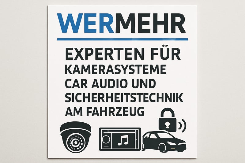 WerMehr – Experten für Kamerasysteme, Car Audio und Sicherheitstechnik am Fahrzeug WerMehr – Experten für Kamerasysteme, Car Audio und Sicherheitstechnik am Fahrzeug